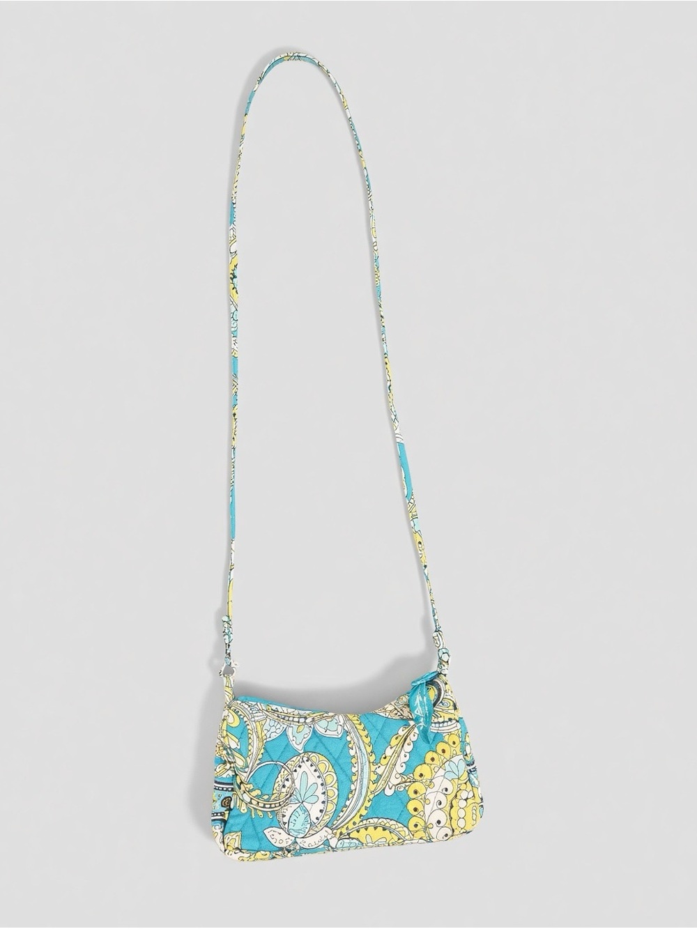 Vera Bradley Daisy Daisy Little Hipster Crossbody, Teal Lime Retired